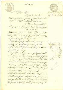 Documento originale, autentico 1871 TORRE DE  PICENARDI Mario DI GIOVANNI e Serafina VALLI vendono casa 1
