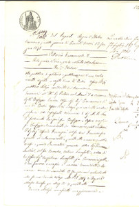 Documento originale, autentico 1872 CREMONA Apertura testamento di Giovanni LUCASETTI Manoscritto 1