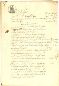 Documento originale, autentico 1871 SESTO ED UNITI CR Angelo GATTI vende campo CHIAPPA DEL PASCOLO al nipote 1