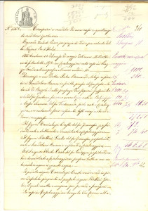 Documento originale, autentico 1878 CASALMAGGIORE Oreste CACCIALUPI vende casa in via Cavour a Giulio BOTTINI 1