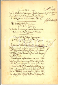 Documento originale, autentico 1904 FORCELLO CR Atto di costituzione LATTERIA SOCIALE COOPERATIVA 28 pp. 1