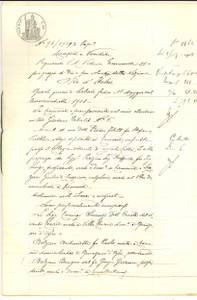 Documento originale, autentico 1908 POLENGO CR Antonietta BOLZANI cede quote fondo AJA GRANDE con cascina 1