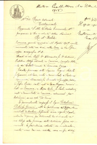 Documento originale, autentico 1907 OSSOLARO CR Testamento di Pietro CIBOLINI pro moglie Marianna BORELLI 1