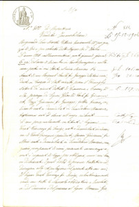 Documento originale, autentico 1906 SCANDOLARA RAVARA Vincenzo CERATI vende campo SALENTI a Giovanni ROSANI 1
