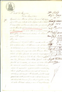 Documento originale, autentico 1904 CINGIA DE  BOTTI Don Giovanni BRAMBILLA vende campi beneficio parrocchiale 1