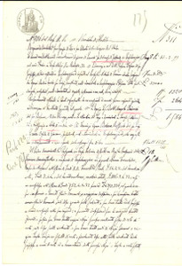Documento originale, autentico 1899 CASALMAGGIORE CR Angelo DAINESI vende podere PASQUALA a Raffaele BODANA 1
