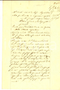 Documento originale, autentico 1862 CREMONA Giovanni Battista ZENI riconosce beni della moglie in casa comune 1