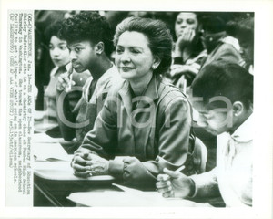 Fotografia d epoca originale 1979 WASHINGTON USA Shirley HUFSTEDLER primo Segretario all Educazione Foto 1