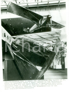 Fotografia d epoca originale 1976 WASHINGTON Aereo SPIRIT OF ST. LOUIS allo Smithsonian Fotografia 1