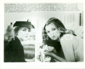 Fotografia d epoca originale 1980 LAKEHURST USA Poliziotta Rebecca VISSMAN in divisa e su PLAYBOY Foto 1