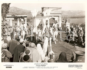 Fotografia d epoca originale 1959 BIG FISHERMAN Martha HYER trasportata su lettiga Regia Frank BORZAGE Foto 1