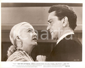 Fotografia d epoca originale 1955 NEW YORK CONFIDENTIAL Marilyn MAXWELL Richard CONTE Regia Russel ROUSE Foto 1