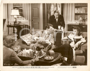 Fotografia d epoca originale 1949 AND BABY MAKES THREE Robert HUTTON Melville COOPER Barbara HALE Foto 1