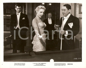 Fotografia d epoca originale 1955 AIN T MISBEHAVIN Piper LAURIE Reginald GARDINER giocano a biliardo Foto 1