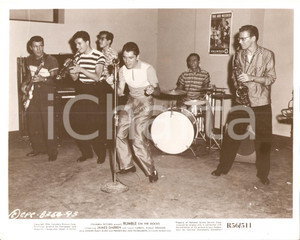 Fotografia d epoca originale 1956 RUMBLE ON THE DOCKS Band suona rock n roll nel film di Fred F. SEARS Foto 1