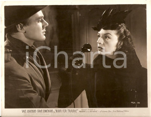 Fotografia d epoca originale 1942 BORN FOR TROUBLE Van JOHNSON Ruth FORD al telefono Foto 25 x 20 cm 1