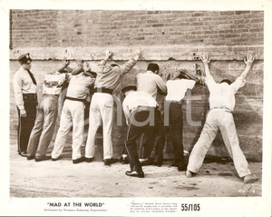 Fotografia d epoca originale 1955 MAD AT THE WORLD Polizia perquisisce truffatori Regia di Harry ESSEX Foto 1
