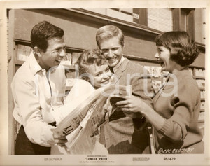 Fotografia d epoca originale 1958 SENIOR PROM  Barbara BOSTOCK Paul HAMPTON James KOMACK Jill COREY Foto 1