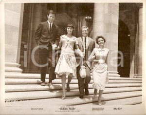 Fotografia d epoca originale 1958 SENIOR PROM Paul HAMPTON James KOMACK Jill COREY Barbara BOSTOCK Foto 1