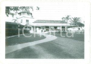Fotografia d epoca originale 1953 WINTER HAVEN, FLORIDA USA Terrazza del ristorante al CYPRESS GARDENS Foto 1