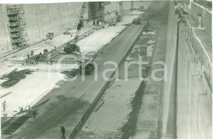 Fotografia d epoca originale 1960 MARSEILLE F Lavori di ampliamento del porto Fotografia 1