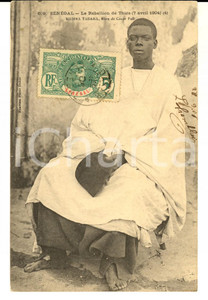Cartolina originale da collezione 1906 SENEGAL Rébellion THIES  MEISSA TABARA frère de Canar Fall Carte postale 1