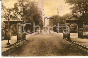 Cartolina originale da collezione 1914 BATH UK Veduta del VICTORIA PARK Cartolina postale FP VG 1