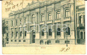 Cartolina originale da collezione 1906 MONTEVIDEO URUGUAY Ateneo Cartolina postale VINTAGE FP 1