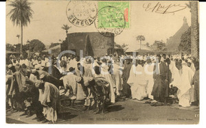 Cartolina originale da collezione 1905 COUTUMES SENEGAL Fete de la KoritÃ© Carte postale VINTAGE FP VG 1