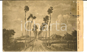 Cartolina originale da collezione 1911 LONDON National Gallery HOBBEMA Avenue Middleharnis ART postcard 1
