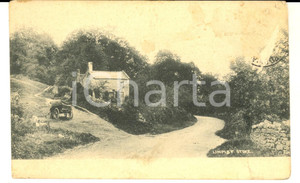 Cartolina originale da collezione 1911 LIMPLEY STOKE UK Veduta con calesse Cartolina postale VINTAGE FP VG 1