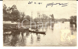 Cartolina originale da collezione 1911 SOUTHPORT UK Botanic Gardens VINTAGE postcard ANIMATED 1