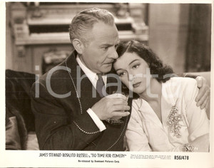 Fotografia d epoca originale 1940 NO TIME FOR COMEDY Charles RUGGLES consola Rosalind RUSSELL Foto 1
