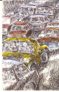 Cartolina originale da collezione 2/1983 Cartolina Pericle FAZZINI Lavoro italiano nel mondo Ed. numerata nÂ°122 1