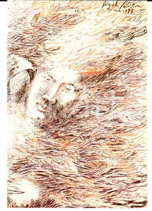 Cartolina originale da collezione 37/1983 Cartolina Pericle FAZZINI Francesco DE SANCTIS Ed. numerata nÂ°0026 1