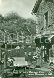 Cartolina originale da collezione 1953 PIAN DELLA MUSSA TO Ingresso Ristorante BRICCO Cartolina FG VG 1