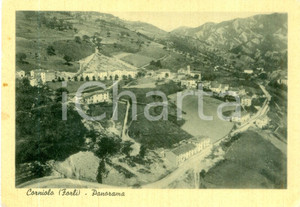 Cartolina originale da collezione 1954 SANTA SOFIA FC Panorama della frazione CORNIOLO Cartolina FG VG 1