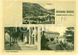 Cartolina originale da collezione 1951 FIUMALBO MO Stazione climatica di DOGANA NUOVA Vedutine Cartolina FG VG 1