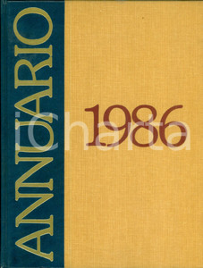 Libro, pubblicazione d epoca 1986 ENCICLOPEDIE RIZZOLI Annuario cronografico e monografico Volume ILLUSTRATO 1