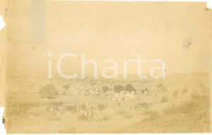 Fotografia d epoca originale 1892 ALGER ALGERIE Camp des Tilmatines Fotografia DANNEGGIATA cm 18 x 11 1
