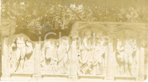 Fotografia d epoca originale 1892 TIPAZA ALGERIE Sarcofagi in marmo alle rovine romane Fotografia 1