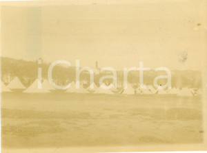 Fotografia d epoca originale 1894 SIMUSTAPHA ALGERIE Campement de Territoriaux Fotografia cm 17 x 13 1