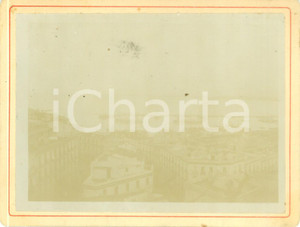 Fotografia d epoca originale 1895 ALGER ALGERIE Flotta navale francese in porto Fotografia cm 12 x 9 1