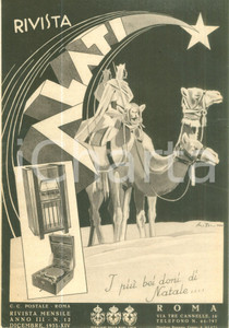 Giornale, rivista storica Dicembre 1935 Rivista ALATI I doni di Natale Rivista musicale ILLUSTRATA 1