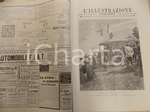 Giornale, rivista storica 1901 L ILLUSTRAZIONE ITALIANA Visita dello zar in Francia Sovracoperta nÂ° 39 1
