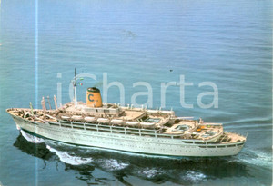 Cartolina originale da collezione 1970 ca MARINA MERCANTILE Piroscafo FEDERICO C. in navigazzione Cartolina FG NV 1