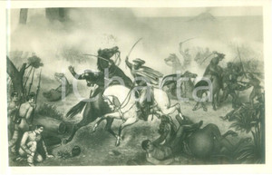 Cartolina originale da collezione 1930 ca Giuseppe GARIBALDI alla battaglia di MILAZZO Cartolina FP NV 1