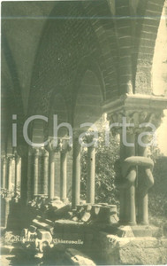 Cartolina originale da collezione 1935 ca MILANO Chiostro dell Abbazia di CHIARAVALLE Cartolina FP NV 1