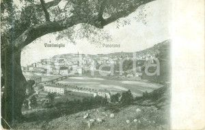 Cartolina originale da collezione 1919 VENTIMIGLIA IM Panorama della cittÃ  dalla montagna Cartolina FP VG 1