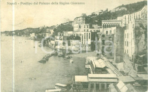 Cartolina originale da collezione 1910 NAPOLI osillipo dal Palazzo della Regina GIOVANNA Cartolina FP VG 1